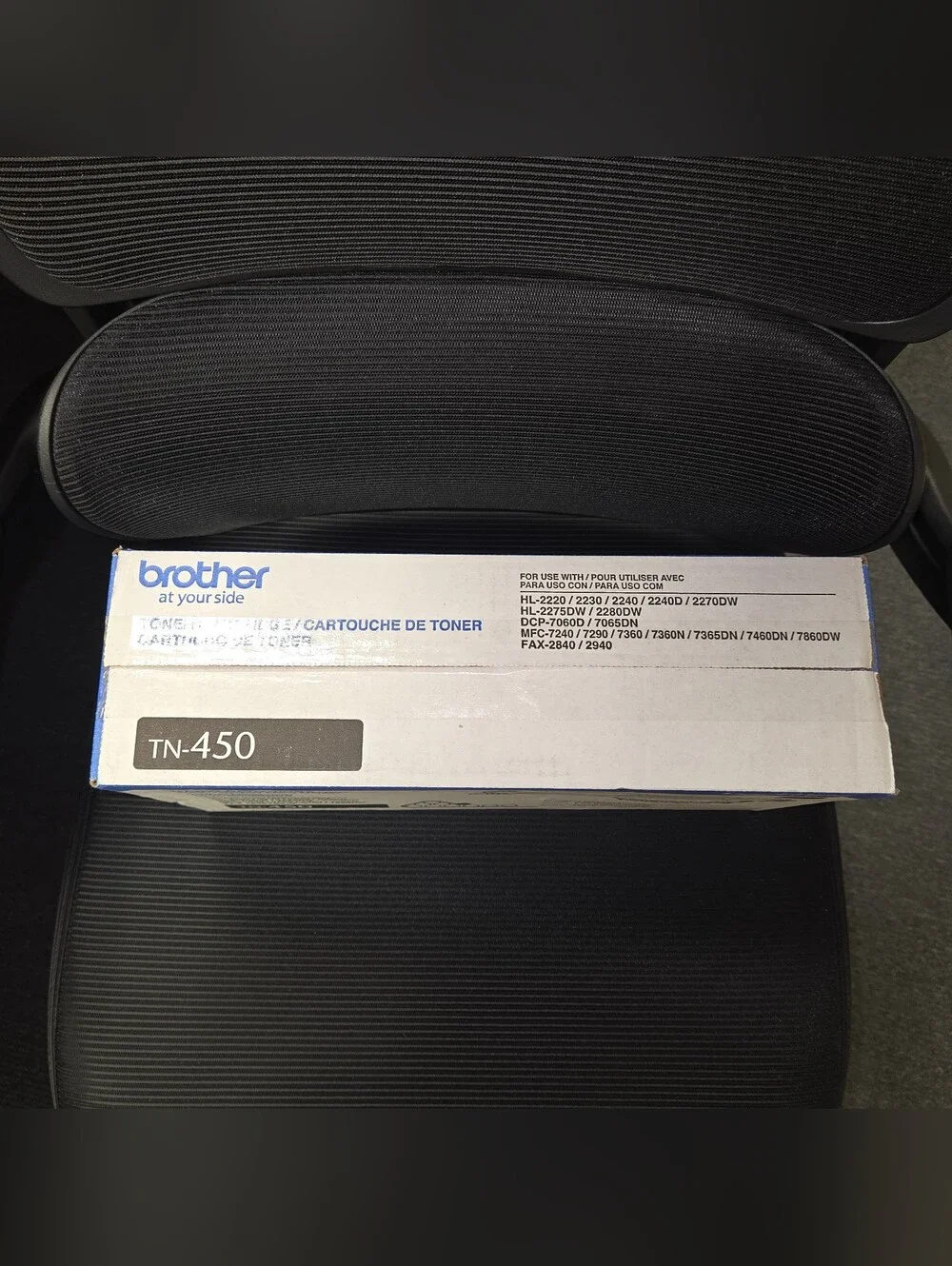 BROTHER TN-450 TN450 BLACK Toner High Yield Genuine OEM - Factory Sealed